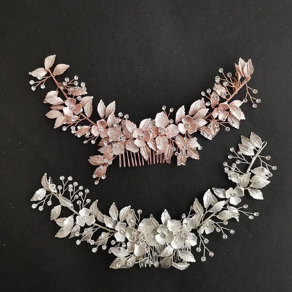 hair clips & barrettes floralbride handmade rhinestones crystal alloy flower leaf long wedding comb bridal headband accessories women jewelr, Golden;silver
hair clips & barrettes floralbride handmade rhinestones crystal alloy flower leaf long wedding comb bridal headband accessories women jewelr, Golden;silver