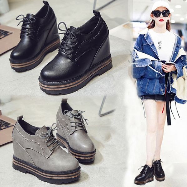 heighten womens shoes 10cm thick bottom plus velvet 2020 new wild ultra-high heel lace-up wedge shoes black leather shoes
heighten womens shoes 10cm thick bottom plus velvet 2020 new wild ultra-high heel lace-up wedge shoes black leather shoes