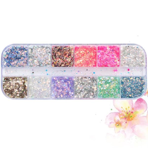 nail glitter 12 compartments candy color manicure sequin stickers art paillette chips accessories, Silver;gold
nail glitter 12 compartments candy color manicure sequin stickers art paillette chips accessories, Silver;gold