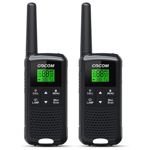 walkie talkie gocom g200 hand family radio servie , for adults, long range, rechargeable,wireless telephone amatuer radio(2pack)
walkie talkie gocom g200 hand family radio servie , for adults, long range, rechargeable,wireless telephone amatuer radio(2pack)