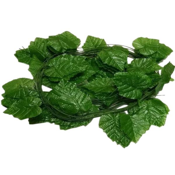 12x artificial plant grape leaf simulation hanging 2m decor rattan fake rattan (20 grape leaves/strip)
12x artificial plant grape leaf simulation hanging 2m decor rattan fake rattan (20 grape leaves/strip)