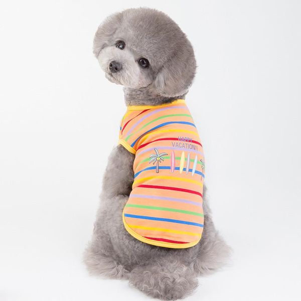 dog apparel summer small clothes for chihuahua yorkshire breathable cotton loose pet t-shirt fashion striped dogs vest
dog apparel summer small clothes for chihuahua yorkshire breathable cotton loose pet t-shirt fashion striped dogs vest