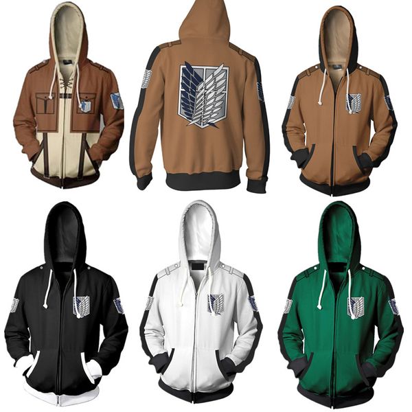 theme costume new anime attack on titan hoodie jacket shingeki no kyojin legion eren cosplay costume sweatshirts zipper hoodies plus size 5x, Black;red
theme costume new anime attack on titan hoodie jacket shingeki no kyojin legion eren cosplay costume sweatshirts zipper hoodies plus size 5x, Black;red