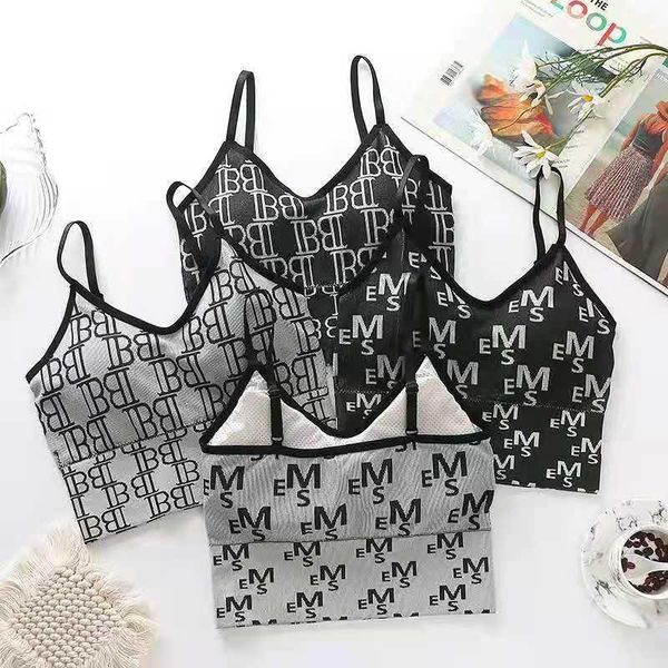 camisoles & tanks women crop seamless underwear shockproof sports letter vest wiretube pad comfort wireless streetwear ca, Black;white
camisoles & tanks women crop seamless underwear shockproof sports letter vest wiretube pad comfort wireless streetwear ca, Black;white