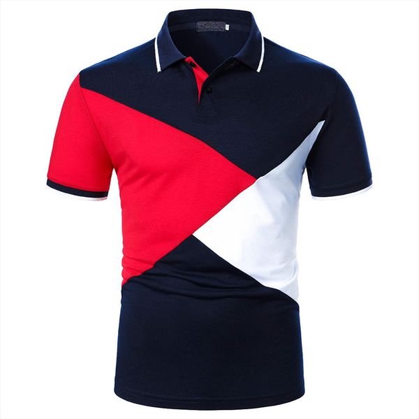summer shirt casual stitching mens polos hit color fashion embroidery short sleeve g30, White;black
summer shirt casual stitching mens polos hit color fashion embroidery short sleeve g30, White;black