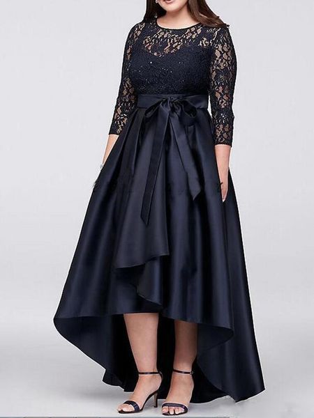 2021 plus size navy mother of the bride dresses v-back lace long sleeve satin wedding guest gowns formal party evening wear, Black;red
2021 plus size navy mother of the bride dresses v-back lace long sleeve satin wedding guest gowns formal party evening wear, Black;red