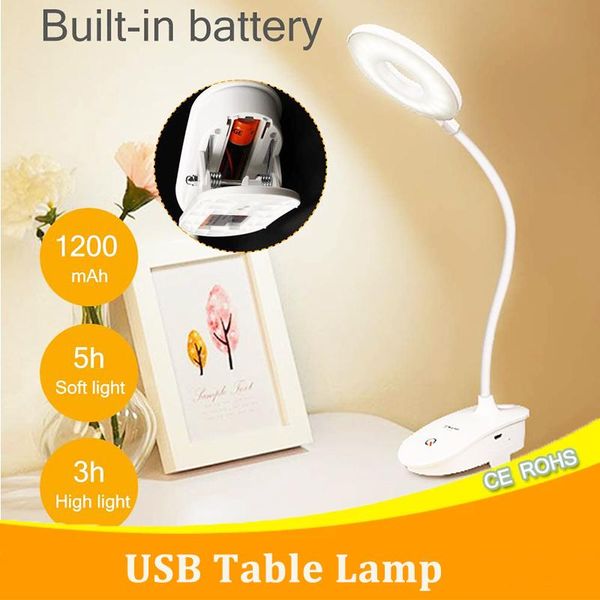 table lamps 1200mah usb rechargeable lamp flexible clip on desk led reading light dimmable touch sensor switch read night
table lamps 1200mah usb rechargeable lamp flexible clip on desk led reading light dimmable touch sensor switch read night