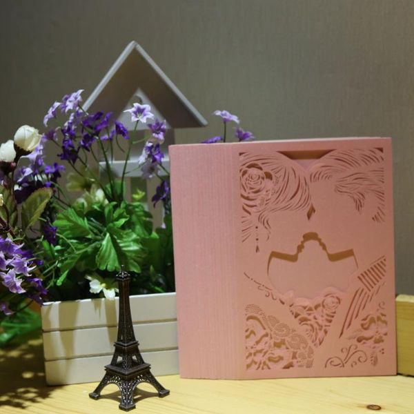 greeting cards 20pcs romantic laser cut wedding invitation card bride groom carved pattern hollow out banquet party favor
greeting cards 20pcs romantic laser cut wedding invitation card bride groom carved pattern hollow out banquet party favor