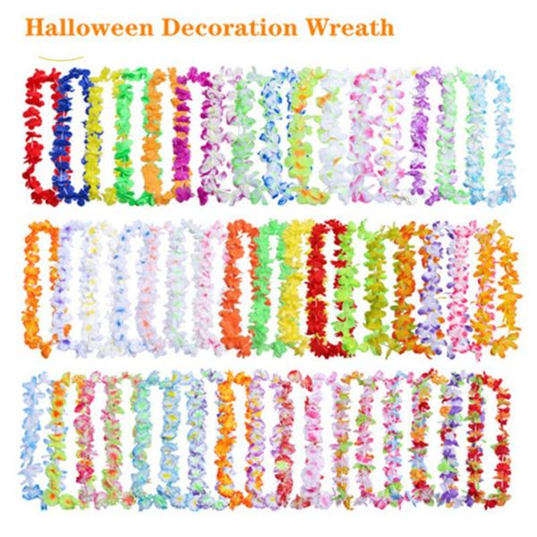 decorative flowers & wreaths 100pcs hawaiian garland flower necklace leis evening supply beach funny wreath diy decorations
decorative flowers & wreaths 100pcs hawaiian garland flower necklace leis evening supply beach funny wreath diy decorations