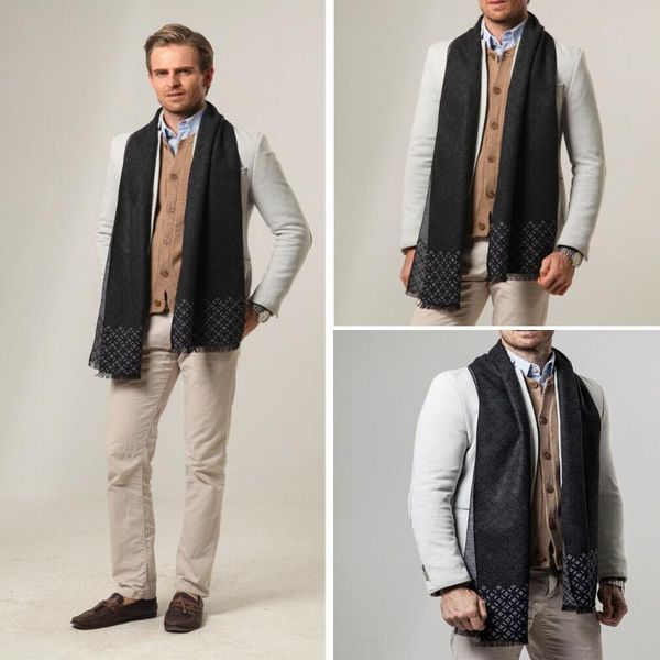 scarves men classic cashmere pashmina scarf shawl winter warm long fringe plaid tassel soft wrap, Blue;gray
scarves men classic cashmere pashmina scarf shawl winter warm long fringe plaid tassel soft wrap, Blue;gray