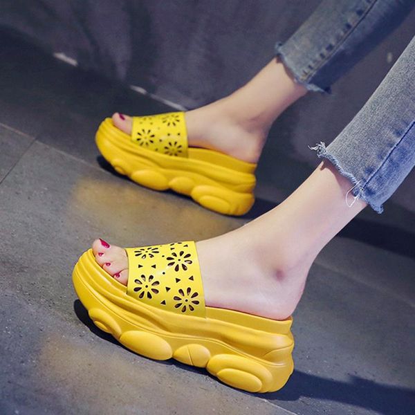 women's summer slippers high heels beach shoes fashion solid color female slippers rubber sole women slipper shoes, Black
women's summer slippers high heels beach shoes fashion solid color female slippers rubber sole women slipper shoes, Black