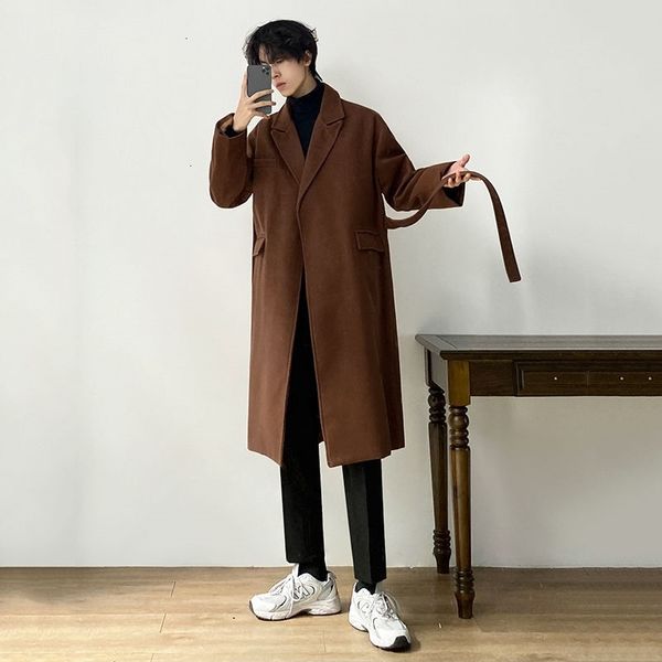 2021 new cardigan men's warm fashion casual long men wild oversize woolen coat mens overcoat m-2xl oy5d, Black
2021 new cardigan men's warm fashion casual long men wild oversize woolen coat mens overcoat m-2xl oy5d, Black
