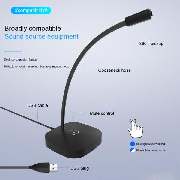 recording omnidirectional led indicator plug and play noise reduction 360 gooseneck with mute button usb deskmicrophone
recording omnidirectional led indicator plug and play noise reduction 360 gooseneck with mute button usb deskmicrophone
