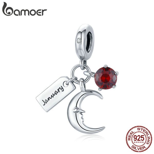 bamoer 925 sterling silver january birthstone charm fit original bracelets & bangle beads fine diy jewelry charm make scc1719 q0531, Black
bamoer 925 sterling silver january birthstone charm fit original bracelets & bangle beads fine diy jewelry charm make scc1719 q0531, Black