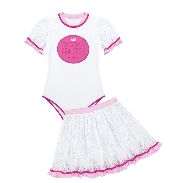 & diaper lover romper abdl press crotch bodysuit soft cotton baby girl romper+ruffled lace skirt, Black;white
& diaper lover romper abdl press crotch bodysuit soft cotton baby girl romper+ruffled lace skirt, Black;white