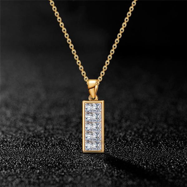 pendant necklaces 2021 trendy zirconia pave unique rectangle necklace women gold chain fashion charm anniversary choker jewelry, Silver
pendant necklaces 2021 trendy zirconia pave unique rectangle necklace women gold chain fashion charm anniversary choker jewelry, Silver