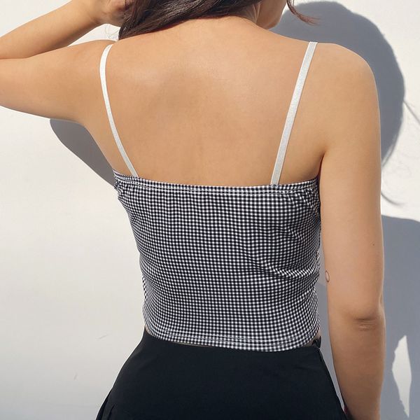 streetwear slim splice lace plaid camsiole women fashion bodycon backless y2k casual tank female club, White
streetwear slim splice lace plaid camsiole women fashion bodycon backless y2k casual tank female club, White