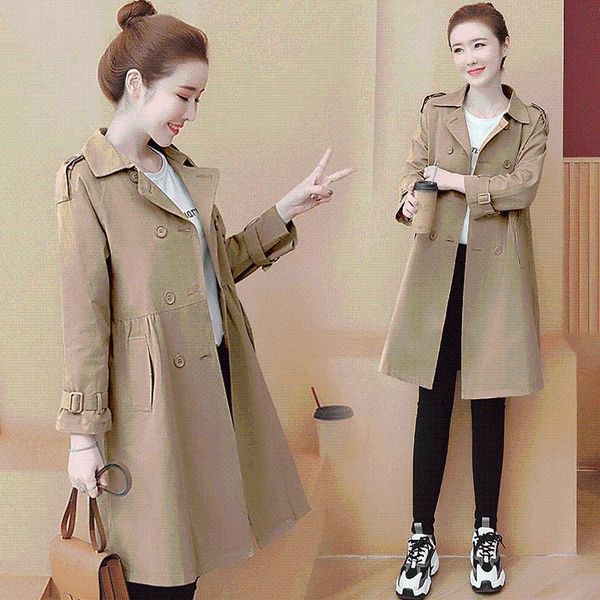 korean fashion trench coat for women double breasted overcoat ladies elegant office trench coat slim khaki red black blue, Tan;black
korean fashion trench coat for women double breasted overcoat ladies elegant office trench coat slim khaki red black blue, Tan;black