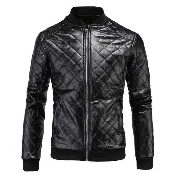 men's motorcycle thickened british diamond baseball leather coat zipper jacket menwinter, Black;brown
men's motorcycle thickened british diamond baseball leather coat zipper jacket menwinter, Black;brown