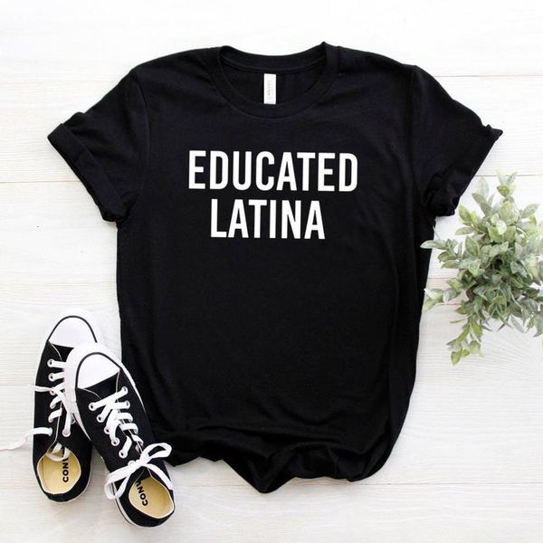 educated latina women tshirt cotton casual funny t shirt for lady girl tee hipster ins drop ship na-119, White
educated latina women tshirt cotton casual funny t shirt for lady girl tee hipster ins drop ship na-119, White