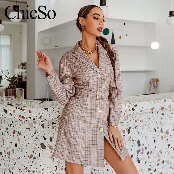 casual dresses glamaker plaid print slim blazer dress with belt women office ladies elegant button a-line winter autumn midi, Black;gray
casual dresses glamaker plaid print slim blazer dress with belt women office ladies elegant button a-line winter autumn midi, Black;gray