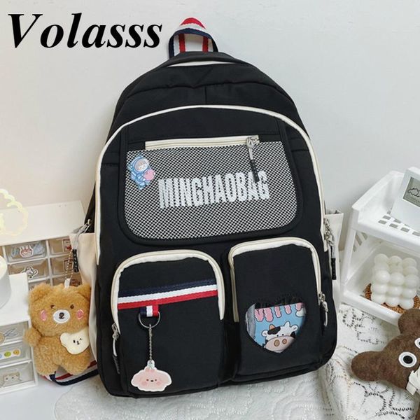 backpack volasss woman waterproof 2021 student bookbag korean style college school bag girl nylon bagpack boy black rucksack
backpack volasss woman waterproof 2021 student bookbag korean style college school bag girl nylon bagpack boy black rucksack