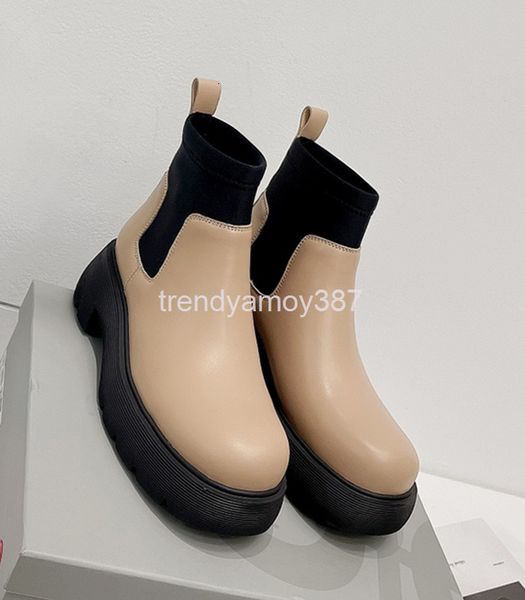 boots slim short boots winter warm thick soled high socks leisure elastic women's martin, Black
boots slim short boots winter warm thick soled high socks leisure elastic women's martin, Black