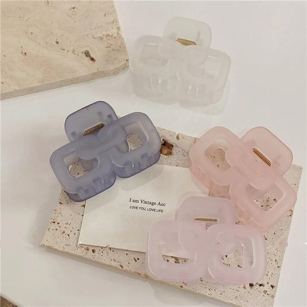 hair clips & barrettes aomu sweet candy color translucent frosted rectangle hairpin simple geometric smooth cross claw for women accessories, Golden;silver
hair clips & barrettes aomu sweet candy color translucent frosted rectangle hairpin simple geometric smooth cross claw for women accessories, Golden;silver