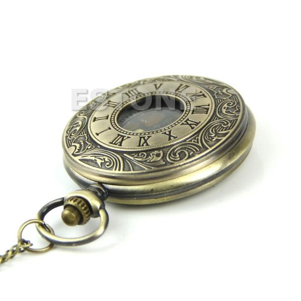 pocket watches vintage steampunk retro bronze design watch quartz pendant necklace gift, Slivery;golden
pocket watches vintage steampunk retro bronze design watch quartz pendant necklace gift, Slivery;golden