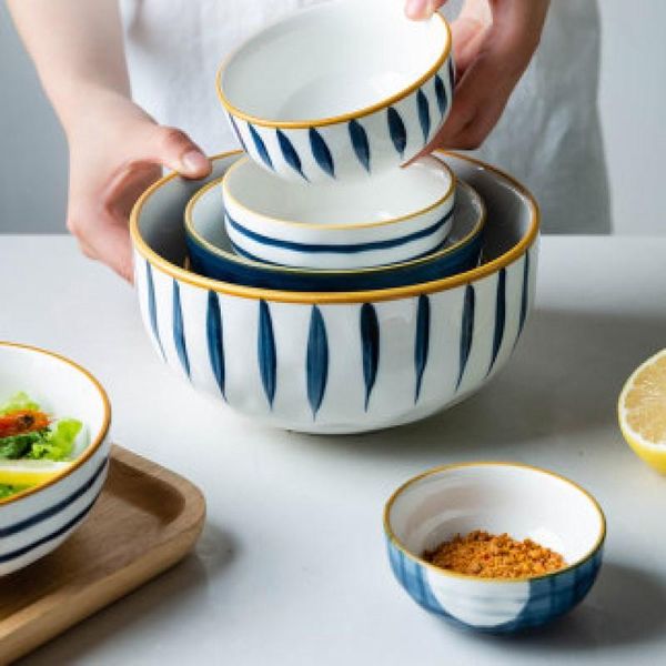 bowls japanese ceramic underglaze colored bowl soup rice salad noodles dish pot tableware fruit tray household gift
bowls japanese ceramic underglaze colored bowl soup rice salad noodles dish pot tableware fruit tray household gift