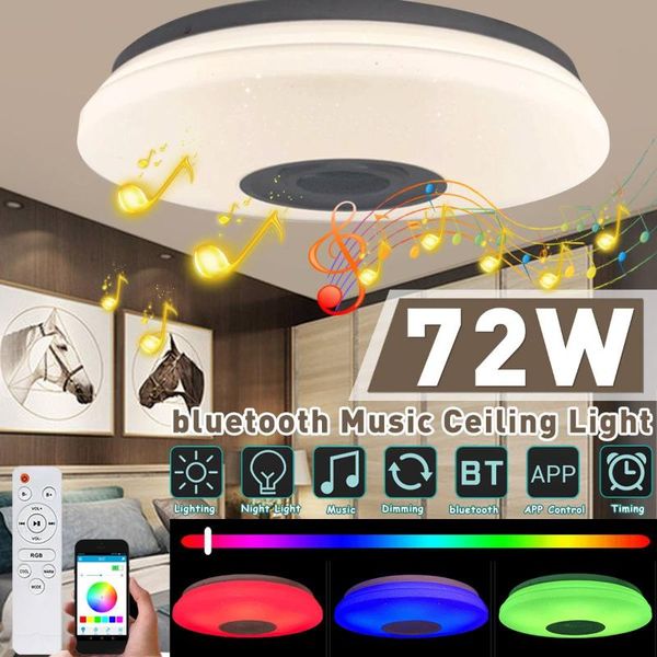 ceiling lights 72w modern led home lighting app bluetooth music light bedroom lamps round smart lamp + remote control
ceiling lights 72w modern led home lighting app bluetooth music light bedroom lamps round smart lamp + remote control