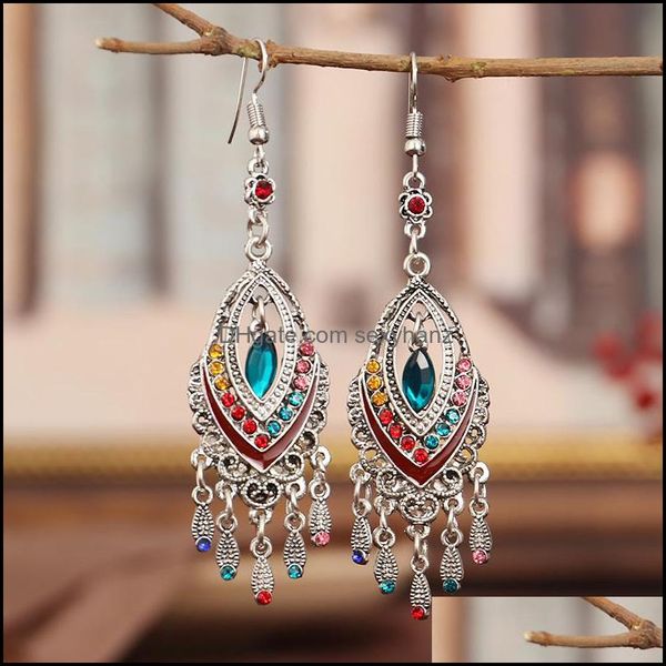 stud earrings jewelry s1468 bohemian fashion vintage womens rhinstone hollowed dangle tassels drop delivery 2021 ldsa3, Golden;silver
stud earrings jewelry s1468 bohemian fashion vintage womens rhinstone hollowed dangle tassels drop delivery 2021 ldsa3, Golden;silver