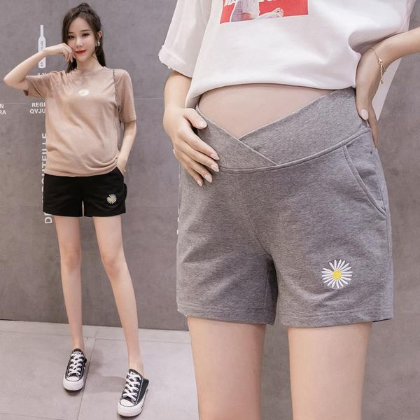 maternity bottoms 569# leisure pants summer shorts support abdomen elastic pregnant women belly trousers, White
maternity bottoms 569# leisure pants summer shorts support abdomen elastic pregnant women belly trousers, White