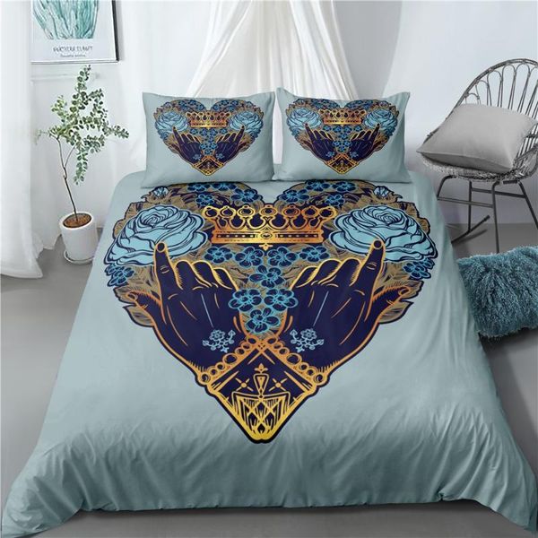bedding sets 3d printing cartoon set crown duvet cover 2/3 pcs bed quilt boy and girl pillowcase 
bedding sets 3d printing cartoon set crown duvet cover 2/3 pcs bed quilt boy and girl pillowcase