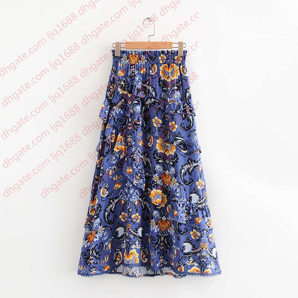blue impatiens long bohemian skirts for women 2020 new floral print spring summer casual skirts tiered ruffle trim boho beach holiday skirt, Black
blue impatiens long bohemian skirts for women 2020 new floral print spring summer casual skirts tiered ruffle trim boho beach holiday skirt, Black