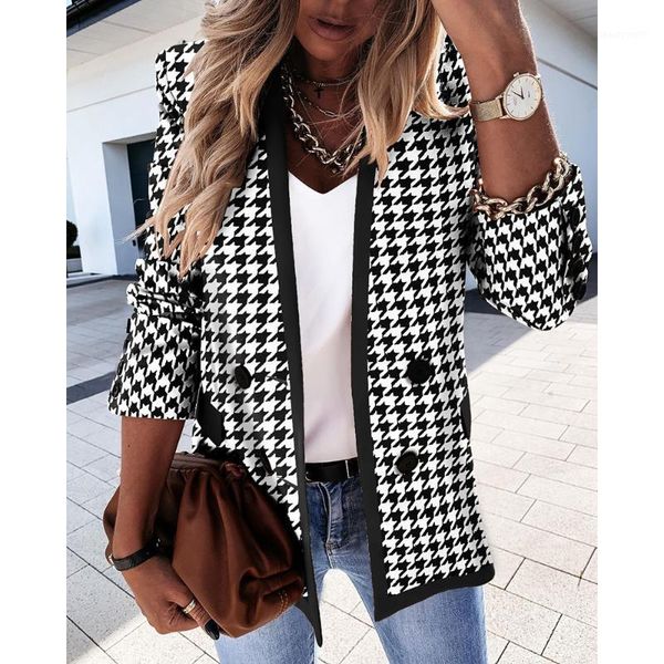 autumn long sleeve casual coat women blazer fashion shawl collar plaid elegant office ladies blazers work wear d30 women's suits &, White;black
autumn long sleeve casual coat women blazer fashion shawl collar plaid elegant office ladies blazers work wear d30 women's suits &, White;black