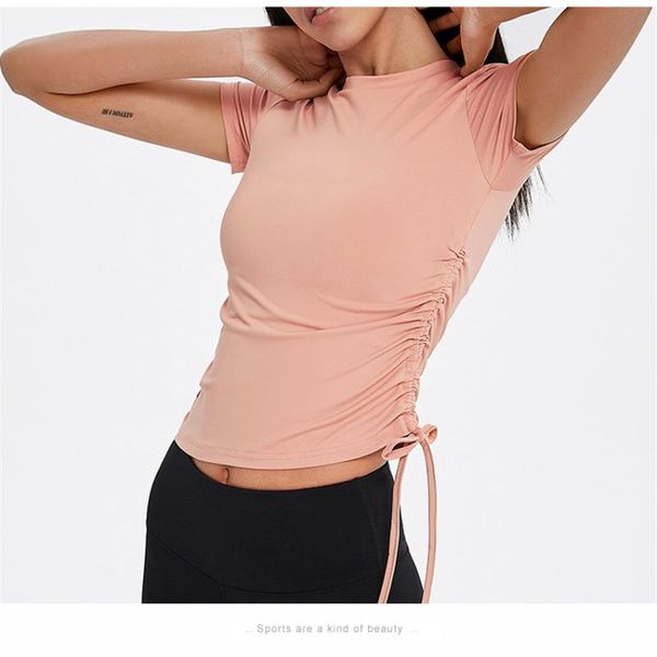 2021 new women's yoga , side lace sports t-shirts, slim yoga clothes, women's tight nude short-sleeved fitness ds176
2021 new women's yoga , side lace sports t-shirts, slim yoga clothes, women's tight nude short-sleeved fitness ds176
