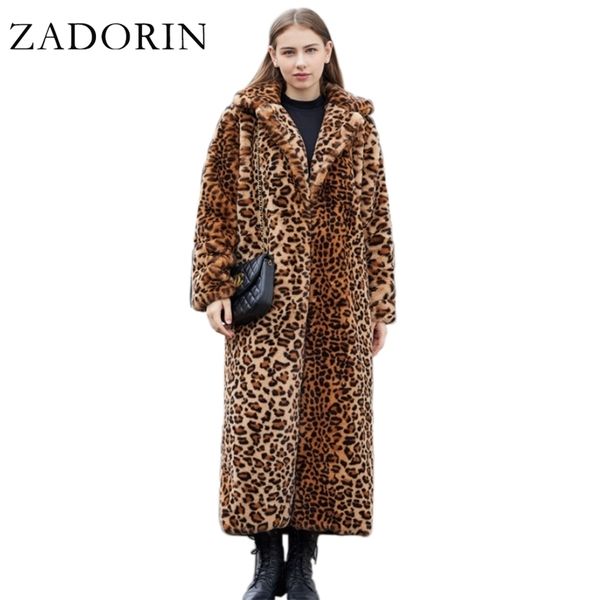 zadorin high street leopard print long faux fur coat fuzzy jacket for women winter faux rabbit fur plush coats and jackets 211206, Black
zadorin high street leopard print long faux fur coat fuzzy jacket for women winter faux rabbit fur plush coats and jackets 211206, Black