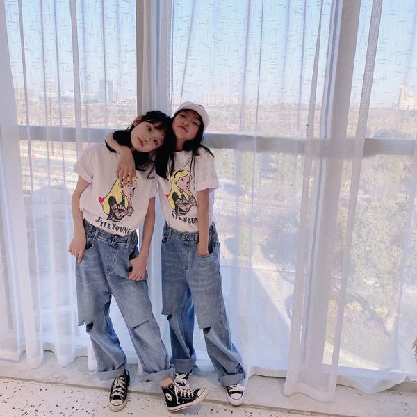 paula bora spring south 2021 korean children's clothing new cartoon print alice t-shirt casual loose short sle, Black;white
paula bora spring south 2021 korean children's clothing new cartoon print alice t-shirt casual loose short sle, Black;white