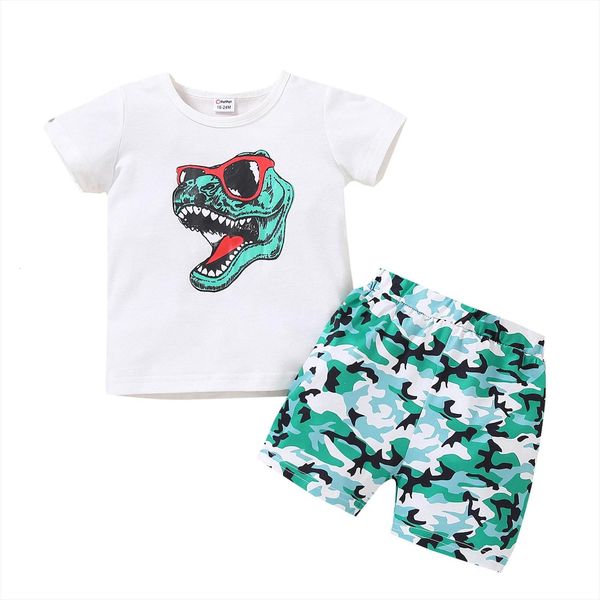 boys clothes set toddler summer dinosaur printed short sleeve casual shorts 2pcs outfit children clothing, White
boys clothes set toddler summer dinosaur printed short sleeve casual shorts 2pcs outfit children clothing, White