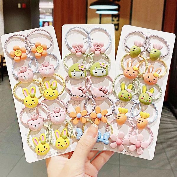 hair accessories 10pcs/set cute cartoon flower fruits girls elastics bands lovely rubber ponytail holder headband, Slivery;white
hair accessories 10pcs/set cute cartoon flower fruits girls elastics bands lovely rubber ponytail holder headband, Slivery;white