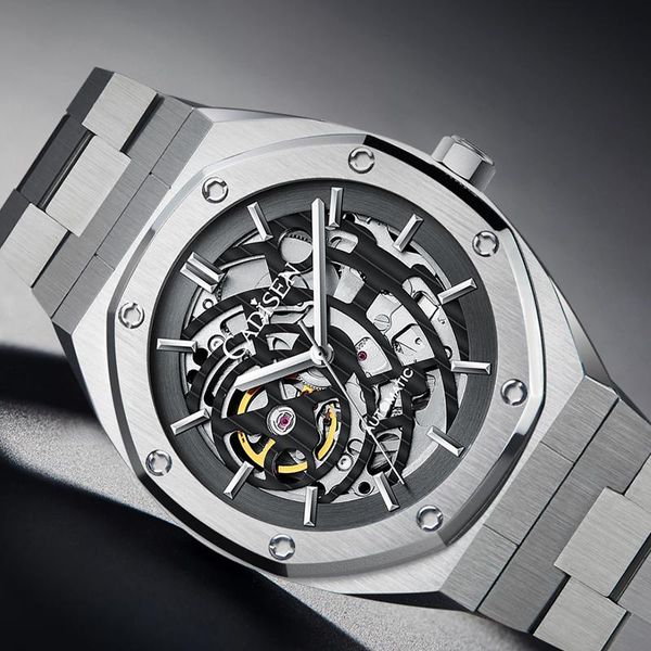wristwatches cadisen men automatic mechanical hollow diving 100m watch japanese movement fashion business waterproof male, Slivery;brown
wristwatches cadisen men automatic mechanical hollow diving 100m watch japanese movement fashion business waterproof male, Slivery;brown