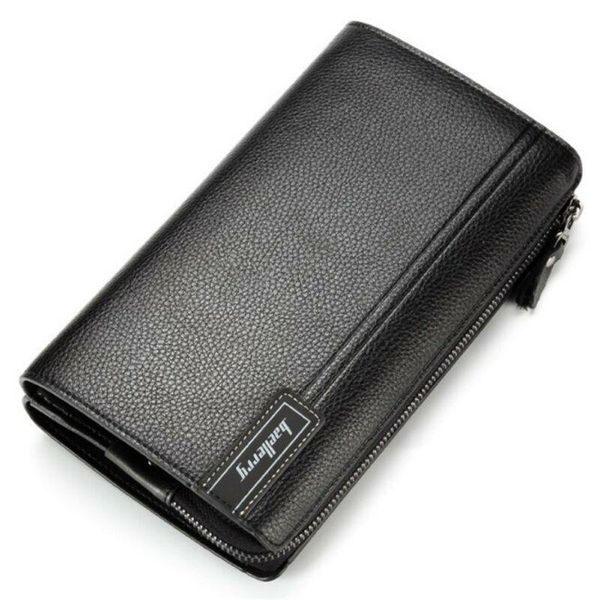 wallets men business leather billfold purse long fashion mens portable coin handbag for men's holder pocket, Red;black
wallets men business leather billfold purse long fashion mens portable coin handbag for men's holder pocket, Red;black