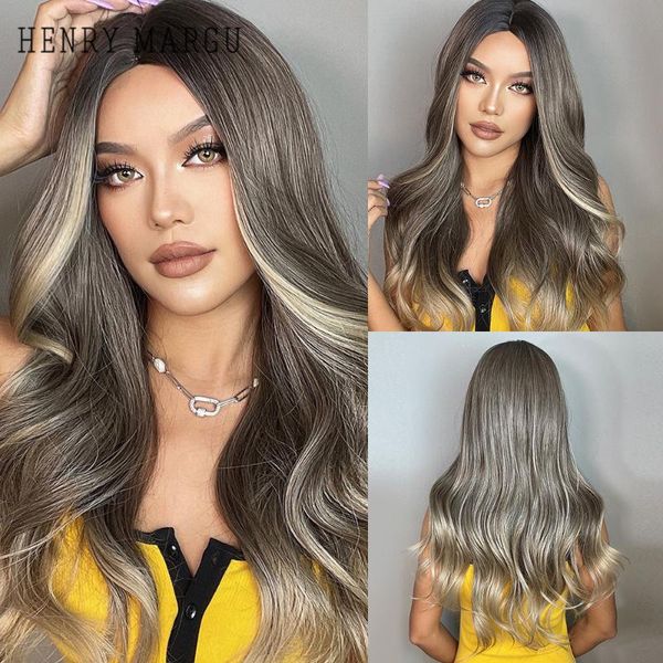 synthetic wigs henry margu long wavy ash brown highlight blonde natuarl hairs for women daily cosplay party heat resistant, Black
synthetic wigs henry margu long wavy ash brown highlight blonde natuarl hairs for women daily cosplay party heat resistant, Black
