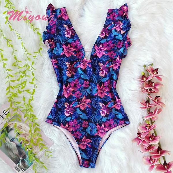 floral print swimsuit 2021 women's swimwear beachwear deep v neck bathing suit ruffles one piece suits
floral print swimsuit 2021 women's swimwear beachwear deep v neck bathing suit ruffles one piece suits
