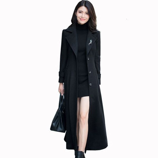 2021 women long woolen overcoat new female autumn winter wool coat suit collar jacket lady fashion windbreaker plus size b614 aktn, Black
2021 women long woolen overcoat new female autumn winter wool coat suit collar jacket lady fashion windbreaker plus size b614 aktn, Black