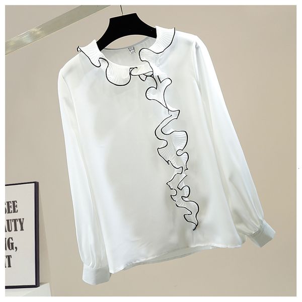 plissed three-dimensional frilly female blouse pullover chiffon shirt office lady superior 2021 black white spring ufyu
plissed three-dimensional frilly female blouse pullover chiffon shirt office lady superior 2021 black white spring ufyu