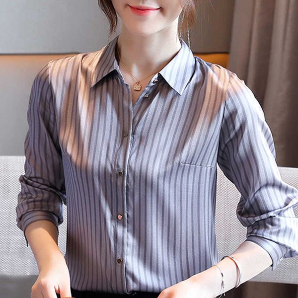 long sleeve stripe chiffon blouse shirt women blouses blusas mujer de moda blouse women turn down collar office blouse d428 210602, White
long sleeve stripe chiffon blouse shirt women blouses blusas mujer de moda blouse women turn down collar office blouse d428 210602, White