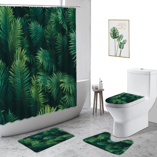 shower curtains tropical plant green leaf palm tree monstera bathroom curtain set non-slip bath mat toilet cover bathtub screen
shower curtains tropical plant green leaf palm tree monstera bathroom curtain set non-slip bath mat toilet cover bathtub screen