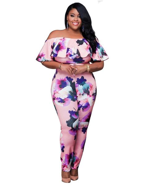 women's jumpsuits & rompers summer women jumpsuit floral ruffle off the shoulder cold party club clothes body overall for womens 2021 s, Black;white
women's jumpsuits & rompers summer women jumpsuit floral ruffle off the shoulder cold party club clothes body overall for womens 2021 s, Black;white